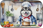 Caroline's Treasures DAC6184DDM Alaskan Malamute The Chef Dish Drying Mat by CarolinesTreasures