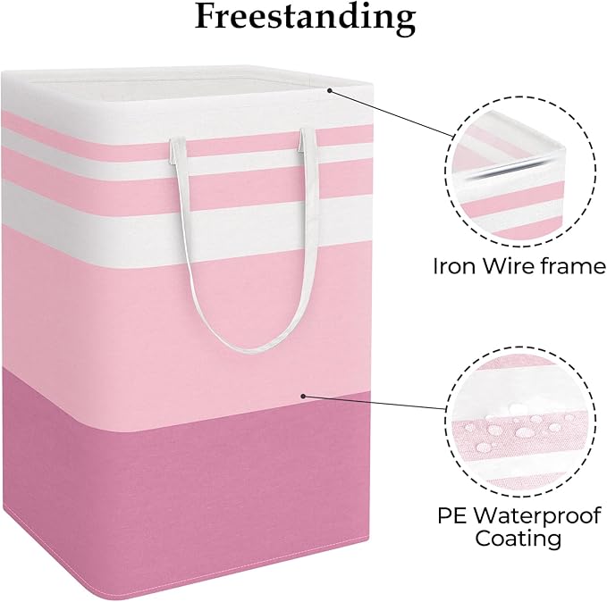 StorageRight Large Collapsible Laundry Basket Hamper - Image 3
