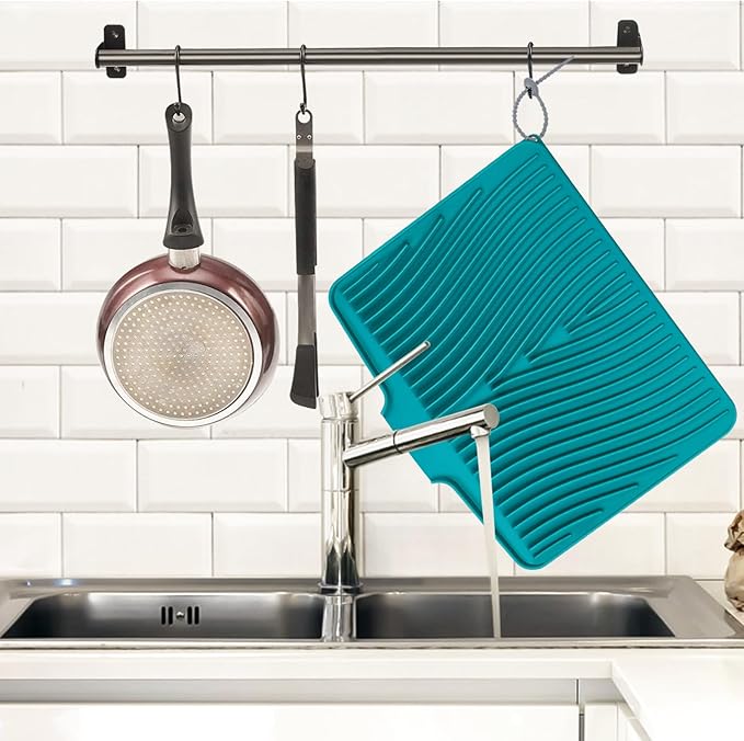 Silicone Dish Drying Mat, Stone Drying Mat - Image 5