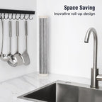 Tomorotec 17.7" x 12.5" Roll Up Dish Drying Rack Over Sink Drying Rack Sink - Image 3