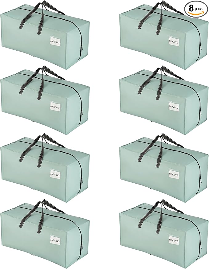 VENO 8 Pack Heavy Duty Moving Bags by Veno