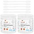 White Cotton Swabs Spiral Pointed by HOMEFOX