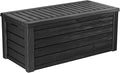 Keter Westwood 150 Gallon Resin Large Outdoor Storage Box for Patio Furniture, Outdoor Cushions, Garden Tools and Pool Floats, Dark Grey by Keter