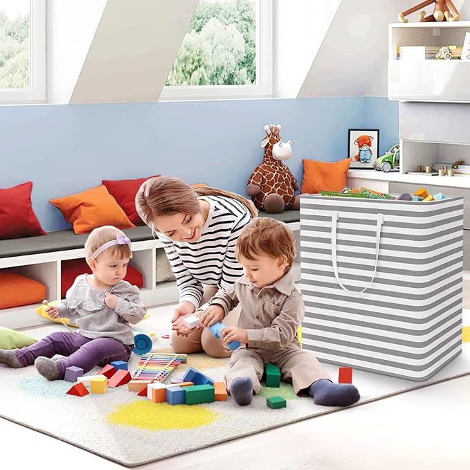StorageRight Laundry Basket Hamper Large Collapsible Laundry Hamper - Image 7