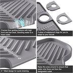 2 Pack Faucet Mat for Kitchen Sink，6° Slope Sink Splash Guard，Splash Guard for - Image 4