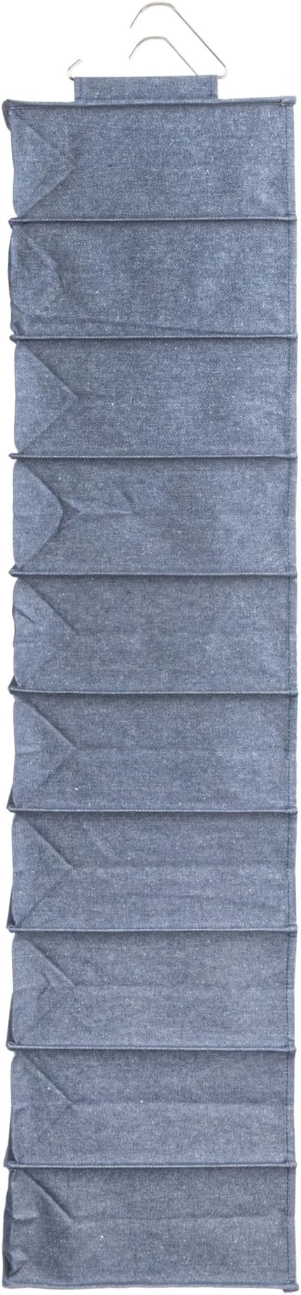Household Essentials Hanging Narrow Cotton Blend and Plastic Closet Organizer - Image 6