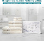 Fabdreams 100% Organic Cotton Bath Towel Set of 6 700 GSM Hotel Premium Plush - Image 7