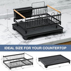 Dish Drying Rack with Drainboard, Rustproof Dish Rack - Image 2