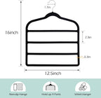 Velvet Pants Clothes Hanger Space Saving Non Slip Pants Shorts Hanger, - Image 7
