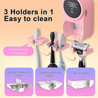 Toothbrush Holder and Cleaner Razor Holder/Dryer Light Cleaning and Air Drying - Image 5