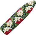 Christmas Floral 54 x 15 Ironing Board Cover Standard Full Size Elastic Edge by Vanideaoty