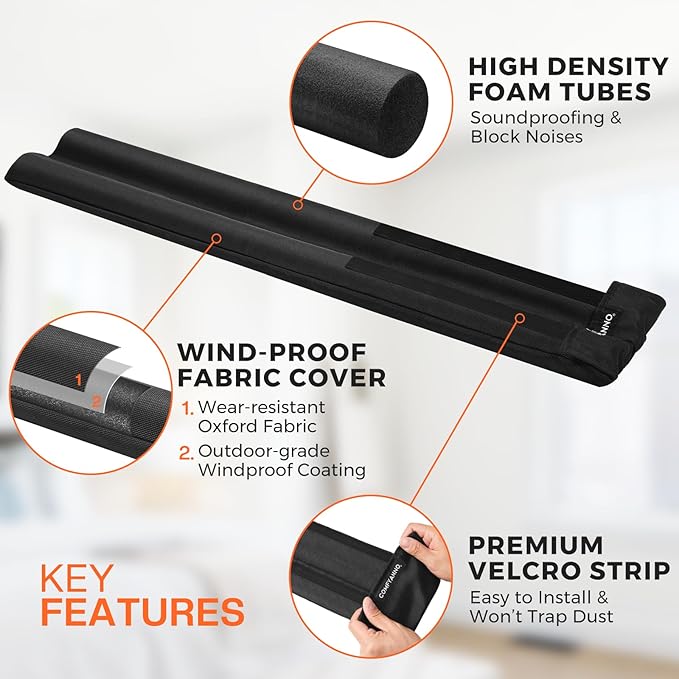 Comfyanno Under Door Draft Stopper - Image 3