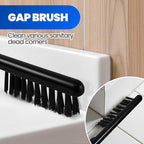 4-Piece Toilet Brush and Plunger Set, Extended Handle Plunger, Toilet Bowl - Image 7