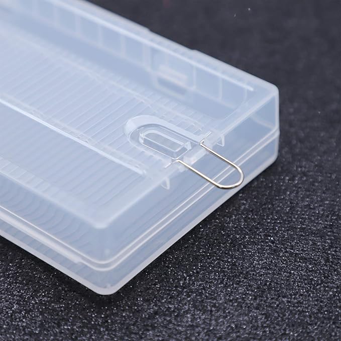 2 Pack 8 Cell 18650 Plastic Battery Storage Case - Image 3
