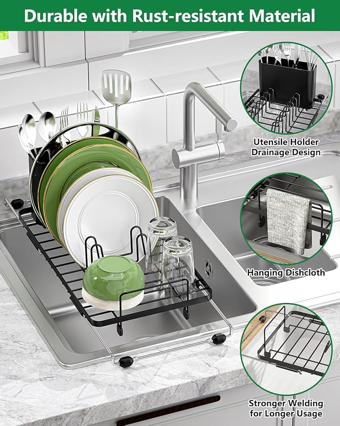 Extendable Dish Drying Rack Small - Image 6