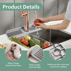 24 Inch Upgraded Draining Mat Folding Faucet Mat - Image 3