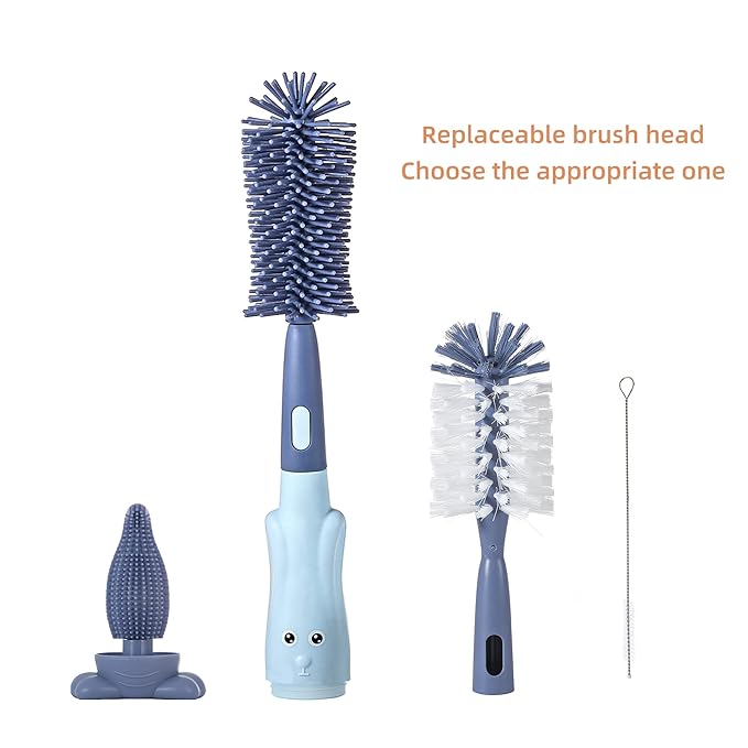 Chemimoso Multifunctional Cleaning Brush, Baby Bottle Brush, Bottle Brush - Image 2
