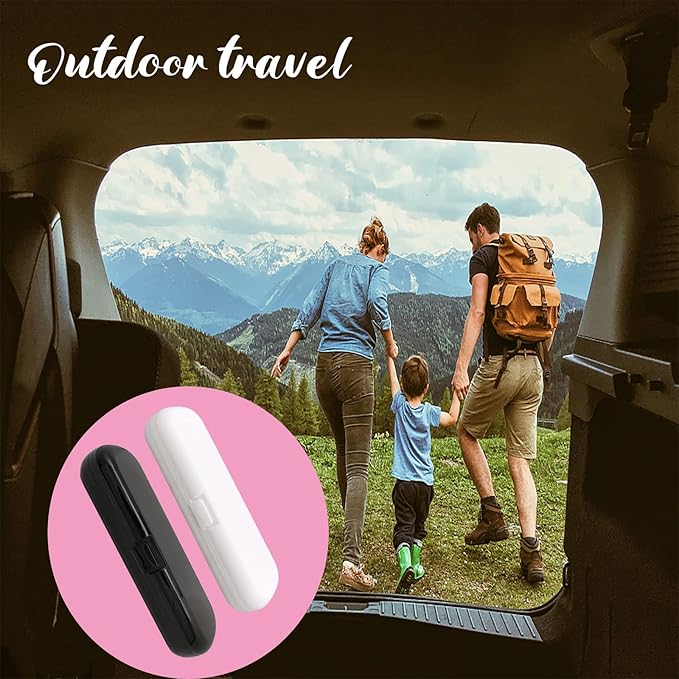 2 Pcs Electric Toothbrush Travel Case, Portable Travel Toothbrush Holder - Image 5
