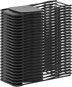 Flash Furniture Hercules Series Plastic Folding Chairs for Parties and Weddings, Stackable Commercial Event Seats with 650-lb. Static Weight Capacity, Set of 6, Black - Image 16