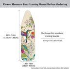 Sprowallow Hummingbird Flowers Ironing Board Cover Stain Resistant Standard - Image 5