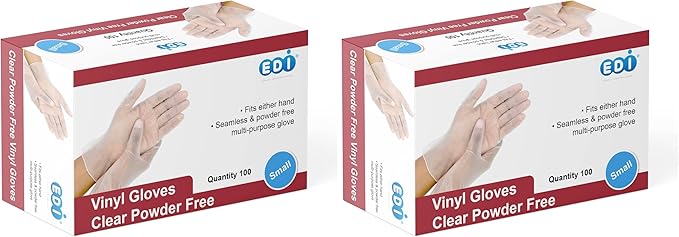 EDI Disposable Vinyl Gloves by EDI