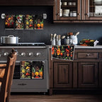 Breling Set of 6 Colorful Spices Kitchen Towels Microfiber Dish Towel - Image 3