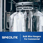 SPECILITE Wire Metal Clothes Hangers Bulk 300 Pack - Image 7