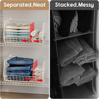 5 Tier Extra Large Closet Hanging Shelves - Image 5