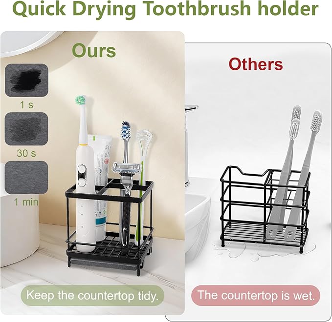 Carbon Steel Toothbrush Holders - Image 3