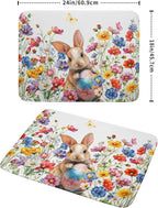 Spring Easter Rabbit Egg Dish Drying Mat - Image 2