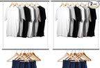 Hanging Closet Rod, 17-29In Adjustable Width and Up to 37In Height Adjustable by Unknown