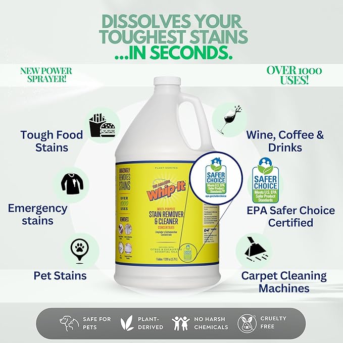 Whip It Cleaner Concentrate, Plant Based Enzyme Cleaner, Cleaning Food - Image 8