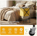 Convenient Laundry Basket with Wheels, Heavy Duty Dirty Clothes Laundry Hamper - Image 8