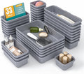 33 PCS Drawer Organizer Set, 4 Size Makeup Drawer Divider Organizer by StoreHappily