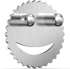 Stainless Steel Scrubber Smiley Face Dish Sponge Holder, Rv Apartment Kitchen by Unknown