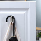 Taozun Upgraded 4-Pack Brushed Stainless Steel Adhesive Hooks - Image 5