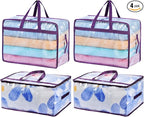 20 Gallon Large Clear Blanket Storage Bags by ACNUSIK