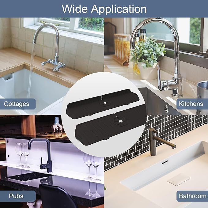 Faucet Guard - 90 Foldable Drain Mat - Image 6