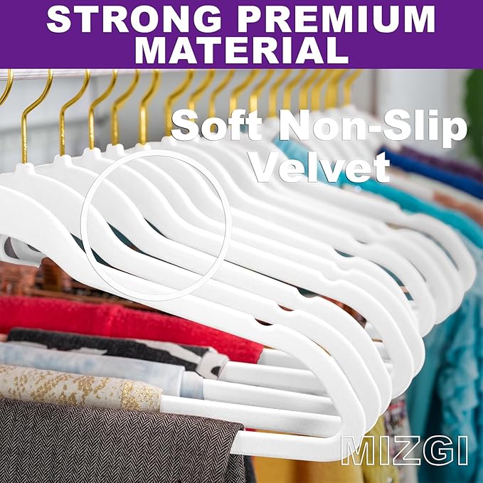 MIZGI Premium Velvet Hangers - Image 2