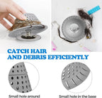 zaa Bathtub Drain Hair Catcher, Premium Silicone Shower Hair Catcher, Bathroom - Image 3