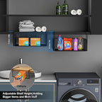 2Pack Under Shelf Basket Organizer, Adjustable Hanging Holder Storage - Image 3