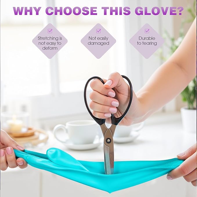 Elgood Reusable Dishwashing Cleaning Gloves - Image 3