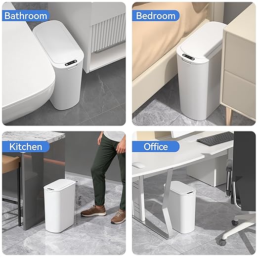 Automatic Motion Sensor Bathroom Trash Can - Image 8