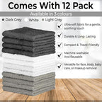 100% Cotton Washcloth Set – Soft, Absorbent Face Towels - Image 5