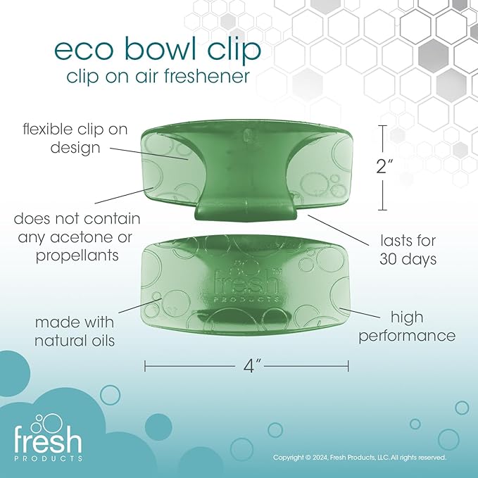 Fresh Products Eco Bowl Clip Air Freshener Versatile Design Toilet Freshener - Image 6