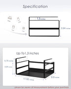 Nxconsu 2Pack Under Shelf Storage Basket Organizer Hanging Holder - Image 2