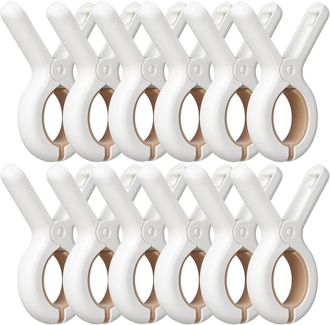 12 Pack Plastic Clothes Pins by Sunkaioo