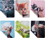 Anywind Microfiber Glasses Cleaner Cloth, Cute Cat Cleaning Clothes - Image 3