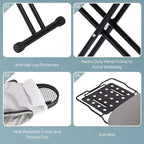 Deluxe Ironing Board with Heat Resistant Cover and Thicken Felt Pad, Heavy - Image 4