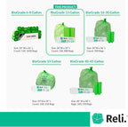 Reli. Biodegradable 13 Gallon Trash Bags | 100 Count | ASTM D6954 | Green | - Image 5